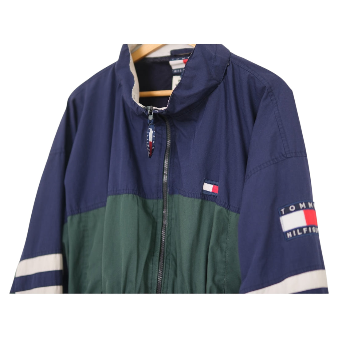 One-of-One Reworked Vintage Tommy Hilfiger Colorblock Cropped Jacket | L/XL