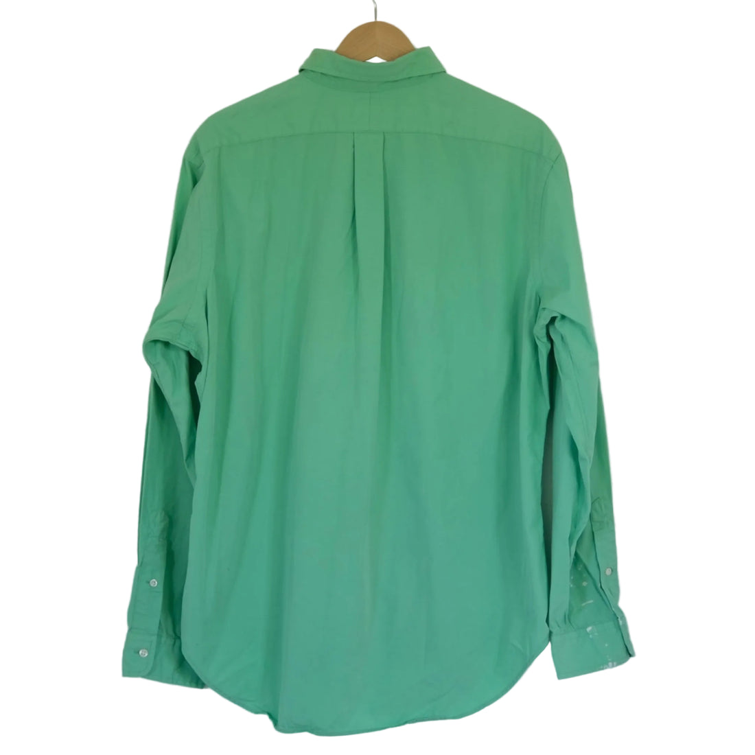 Vintage Ralph Lauren Green Button-Down Shirt Mens L
