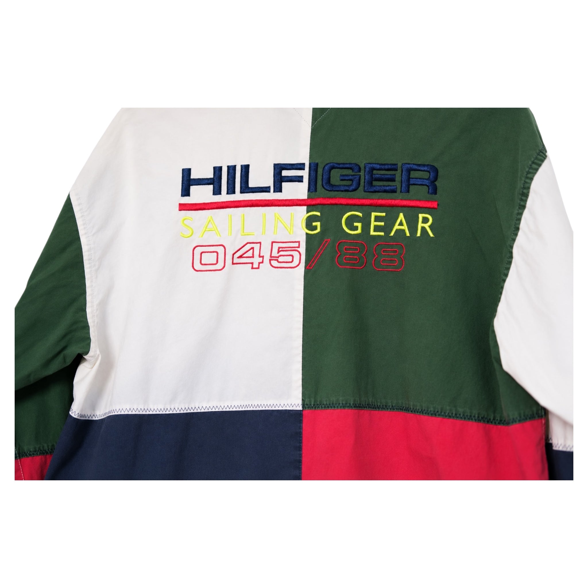Vintage Tommy Hilfiger Sailing Gear Colorblock Button-Front Shirt