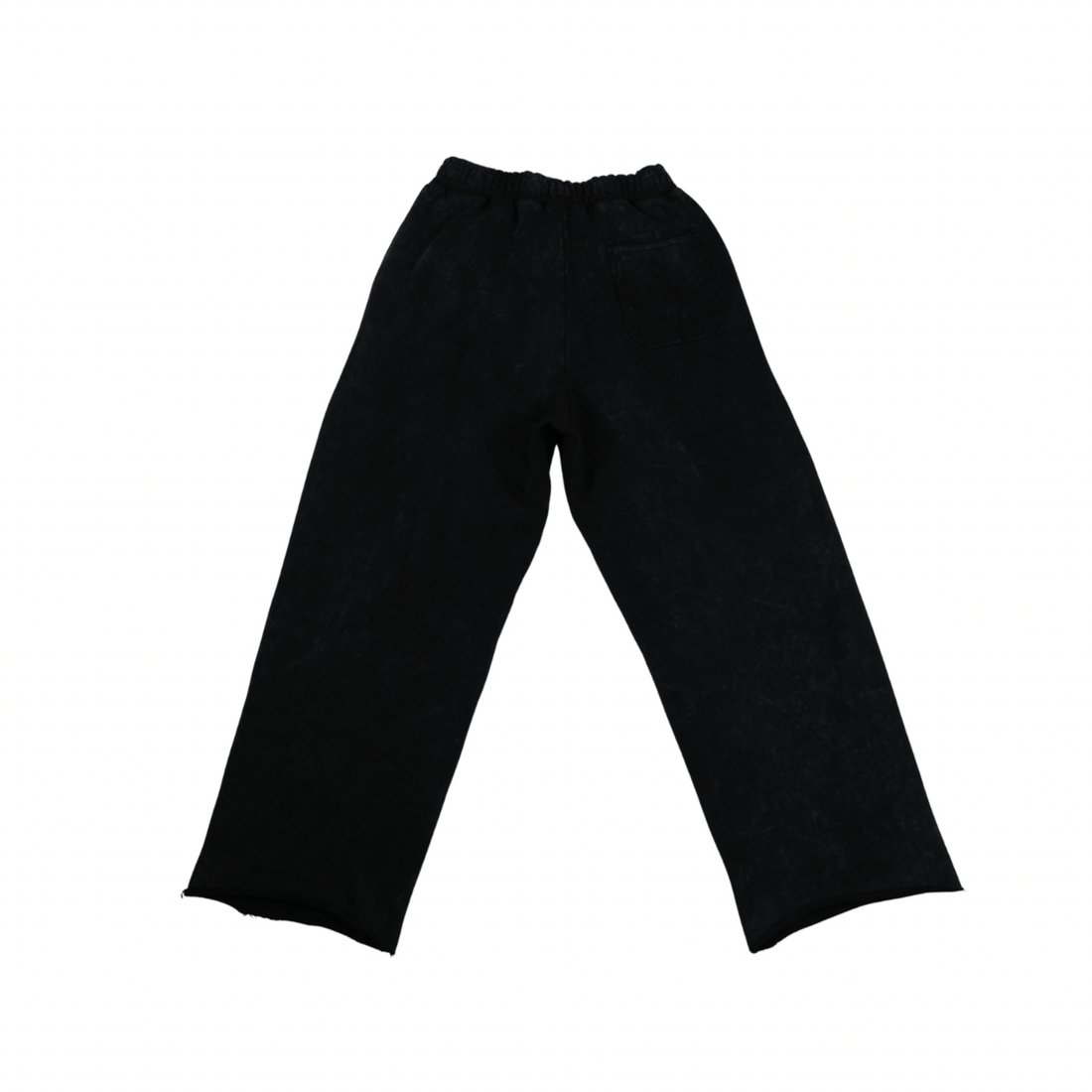 Black pants on a white background