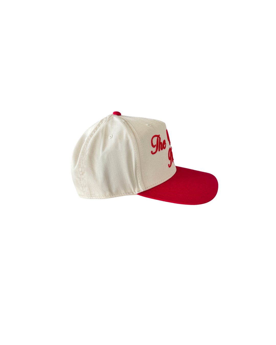 The Vintage Point Essential Cap | Crimson & Cream