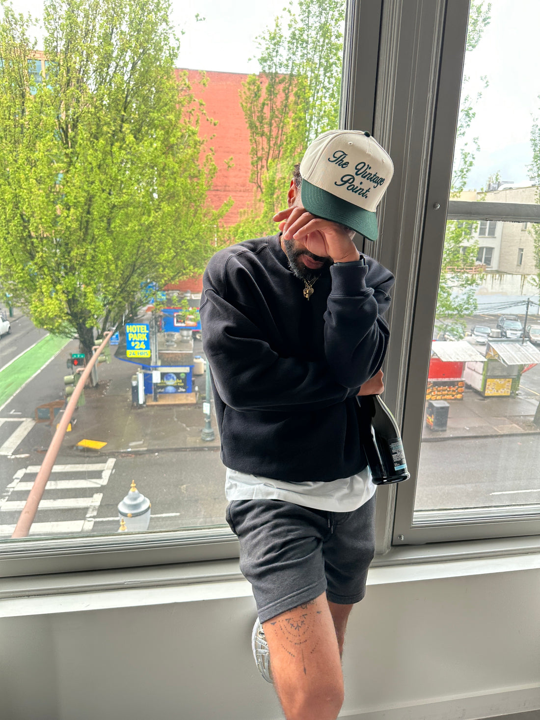 The Vintage Point Essential Cap | Forest Green