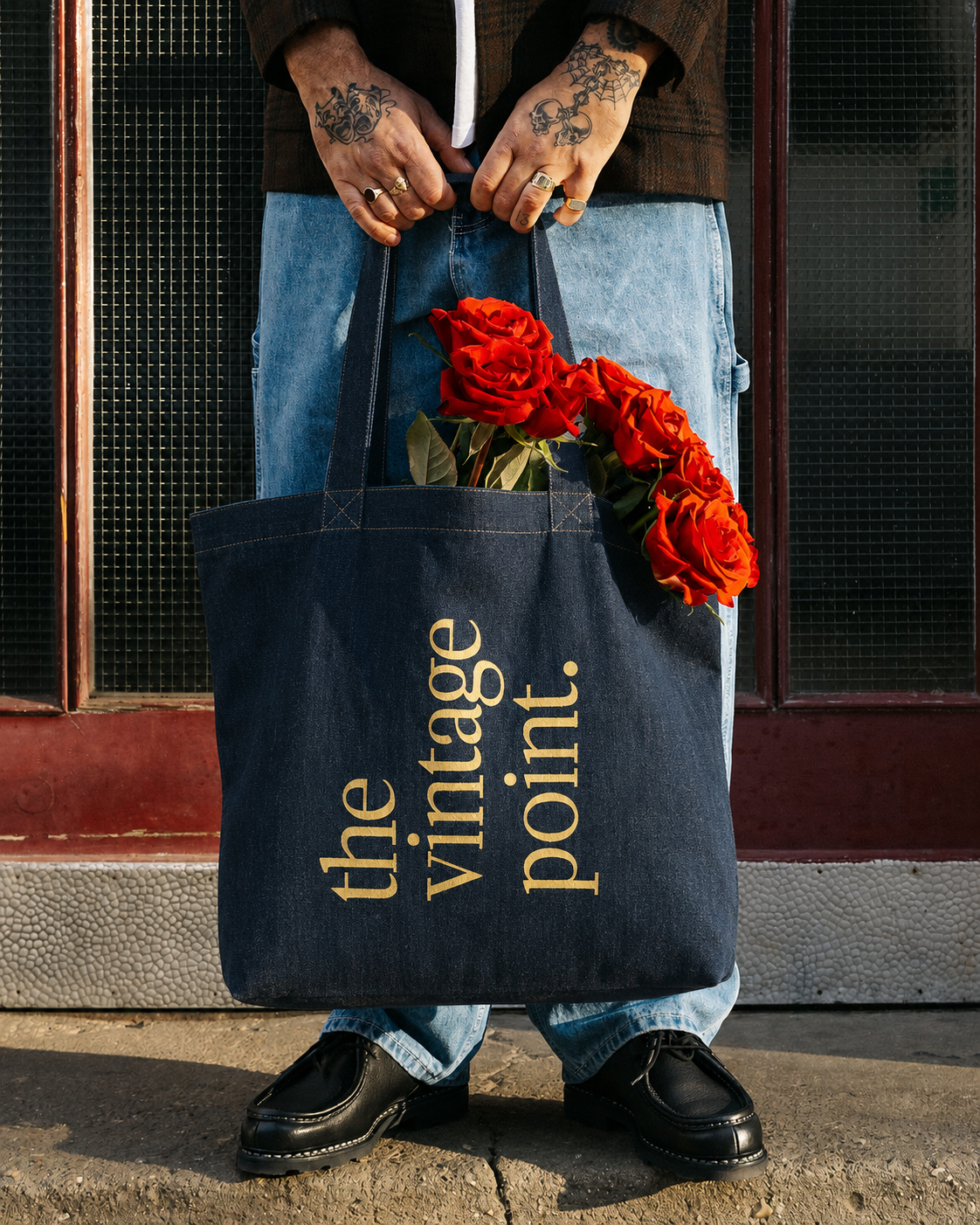 The Vintage Point Big Ass Tote